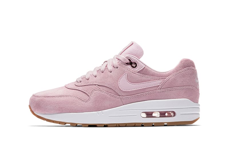 nike air max 1 pink suede