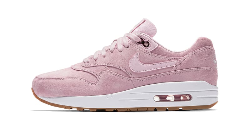 nike air max 1 pink and white