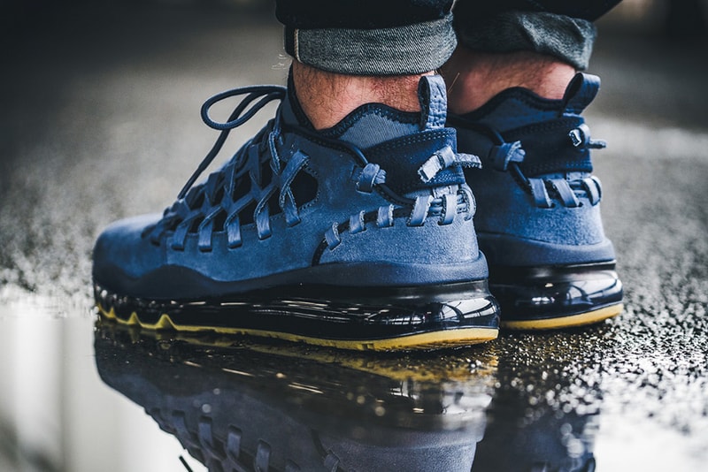 Nike Air Max TR 17 Navy Grey Suede Gum Sole Woven