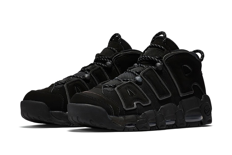 The Nike Air More Uptempo "Triple Black" Is Dropping This Month