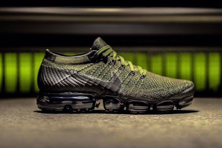 The Nike Air VaporMax Surfaces in Military Olive