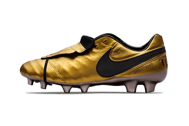 Nike Francesco Totti Gold Tiempo Legend VI Boots cleat ac roma football soccer black
