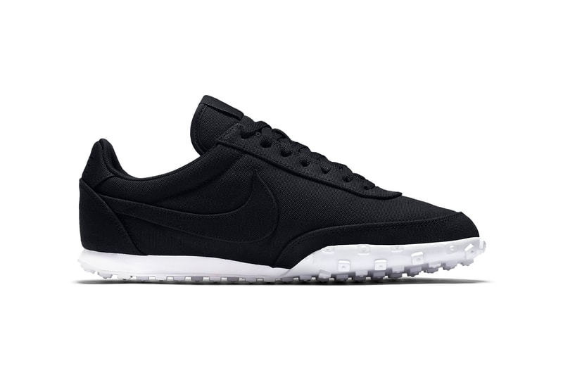 Nike Waffle Racer '17 Tonal Black Colorway Footwear Sneakers Running Shoes Swoosh