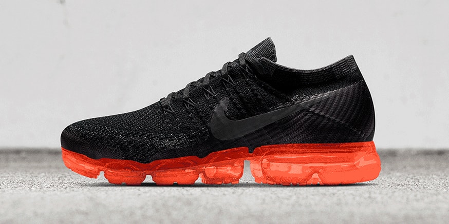 Vapormax black orange sole Clearance