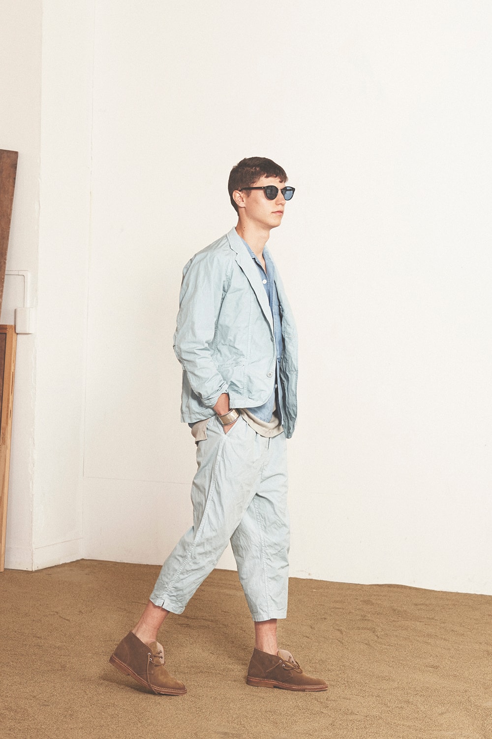 nonnative spring/summer 2017 chambray suit