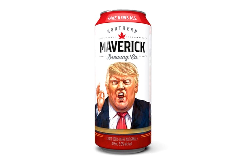 Canadian Brewery Northern Maverick Brewing Co. Unveils “Fake News Ale”