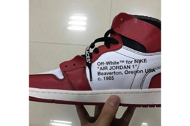 OFF WHITE Air Jordan 1 Nike Collab