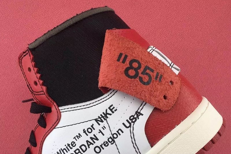 off white jordan 1 text