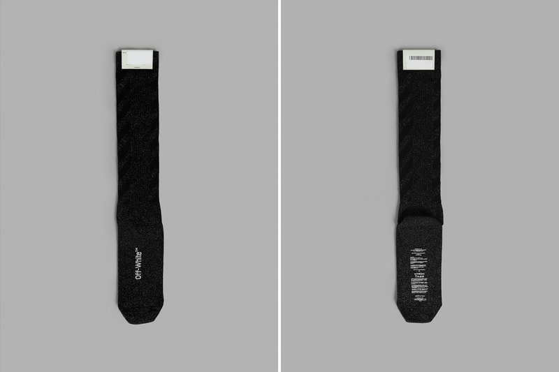 OFF-WHITE Silence Black Socks