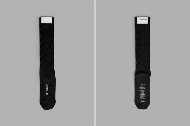 OFF-WHITE Silence Black Socks