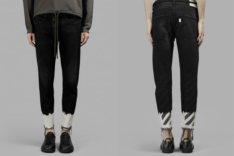 OFF-WHITE Silence Black Jeans