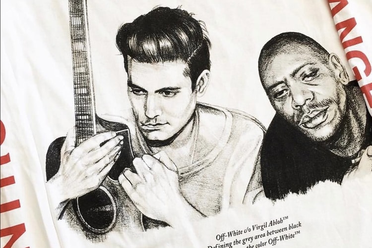 Off-White™ Designs a Concert T-Shirt for John Mayer & Dave Chappelle