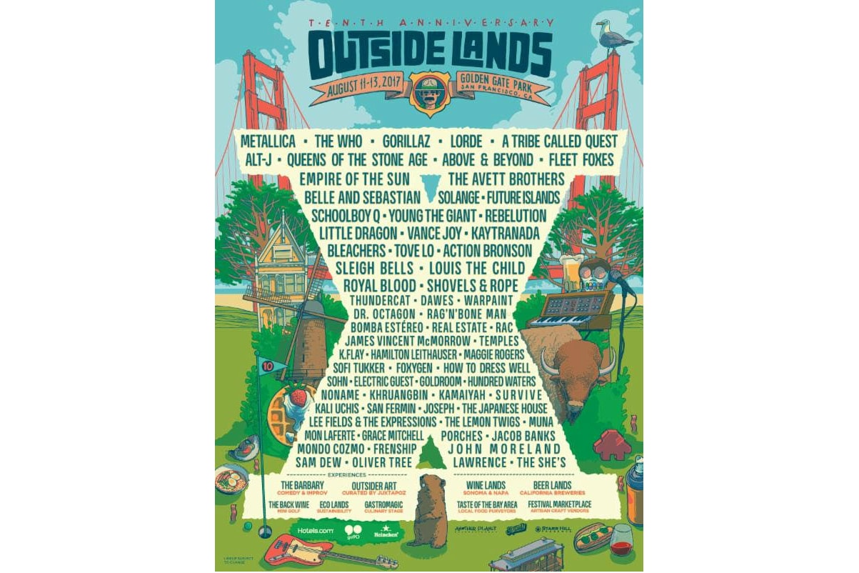 Outside Lands 2017 Lineup