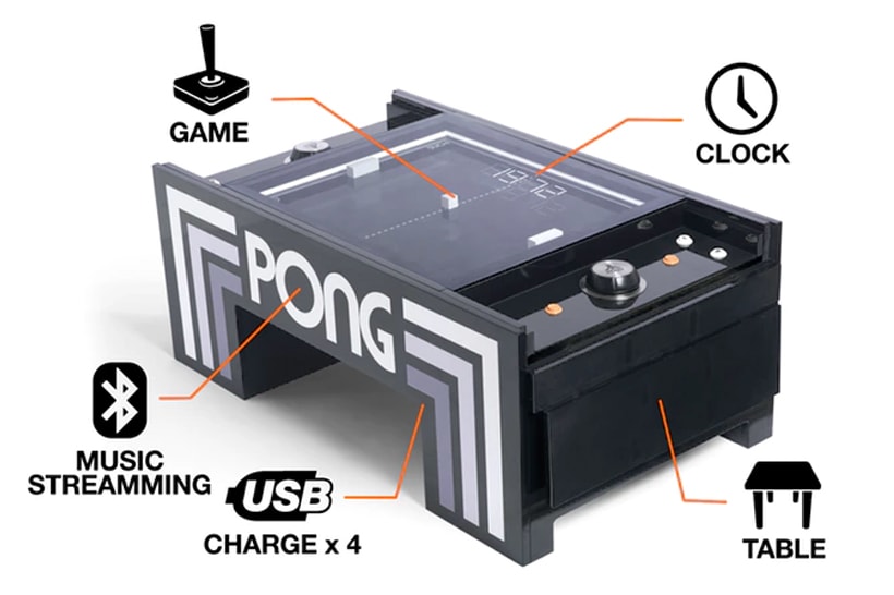 Pong Coffee Table Arcade Classic Kickstarter