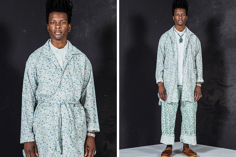 RANDT 2017 Spring Summer Lookbook Paisley Florals Draw Cord Trousers
