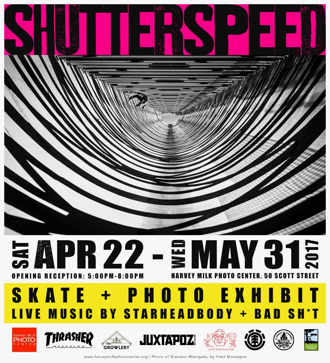 ShutterSpeed Art Skateboarding Photography San Francisco Harvey Milk Photo Center