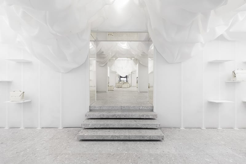 Snarkitecture Constructs a Celestial Pop-Up Shop for Valextra