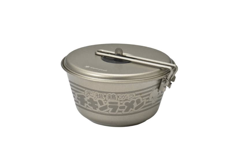Snow Peak x NISSIN Titanium Cup Noodle Bowls