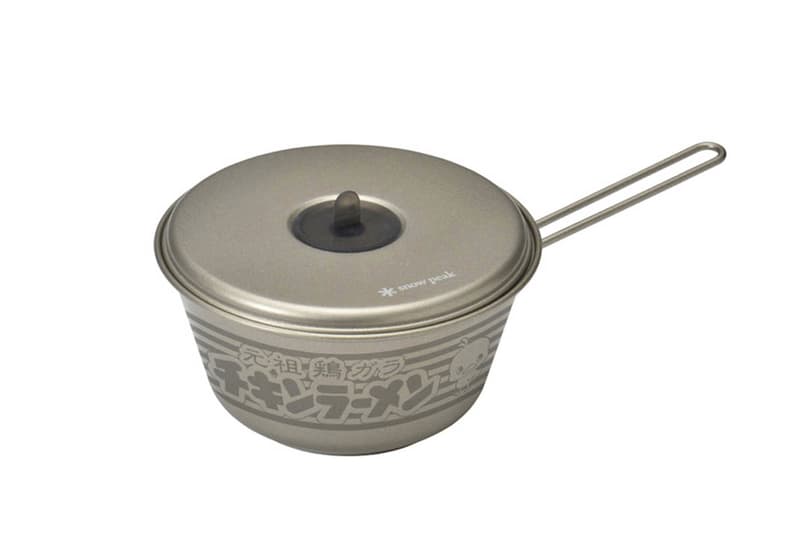 Snow Peak x NISSIN Titanium Cup Noodle Bowls