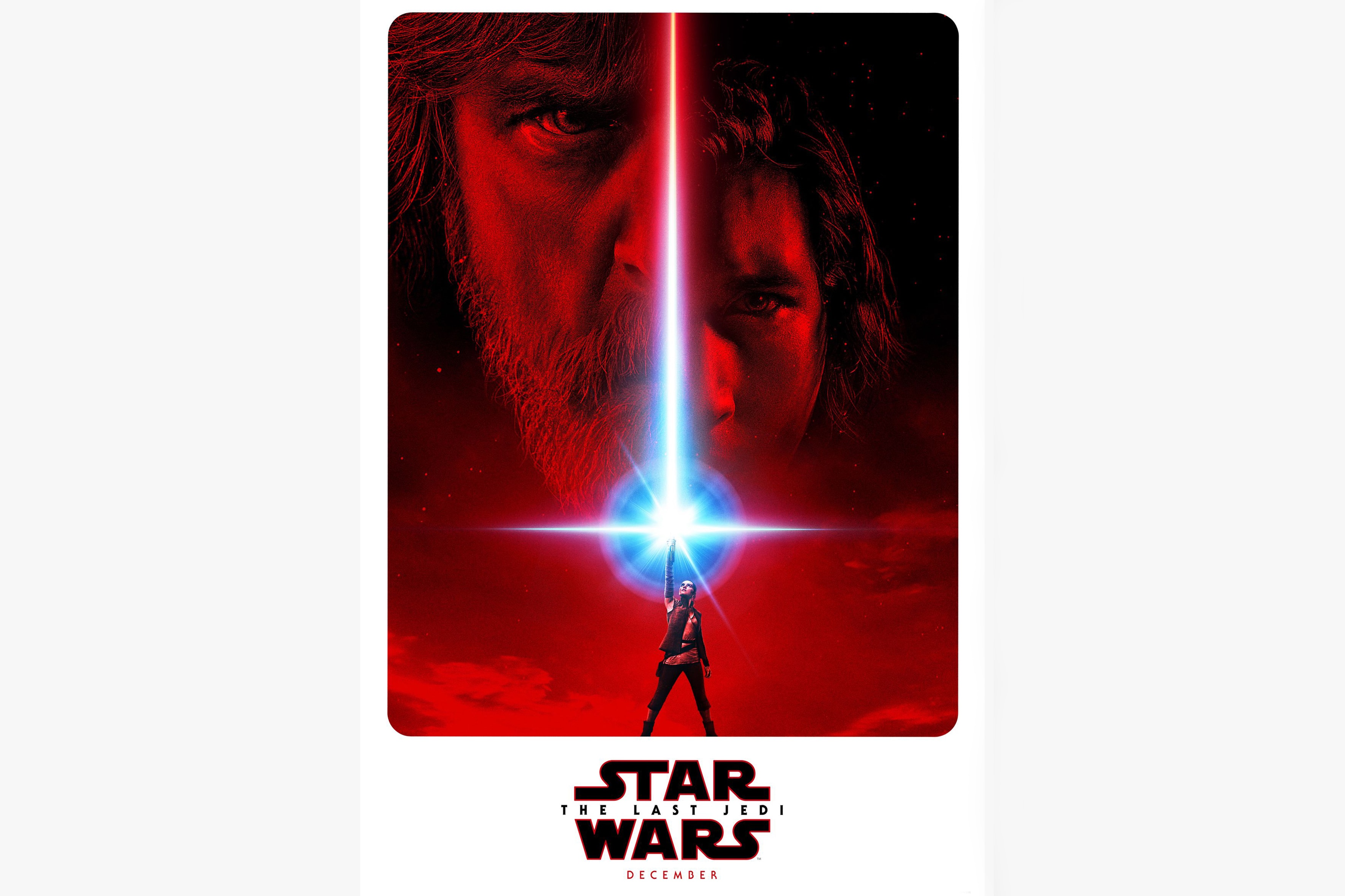 'Star Wars: The Last Jedi' First Film Poster Darth Vader Luke Skywalker Rey Kylo Ren