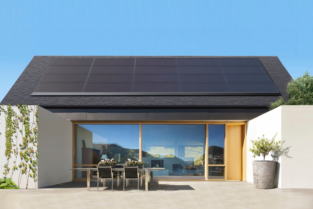 Tesla Panasonic Solar Panel Tiles