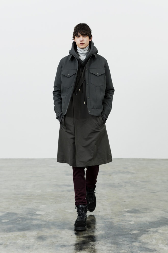 The RERACS 2017 Fall/Winter Collection Lookbooks Layered Jackets Utilitarian Pieces