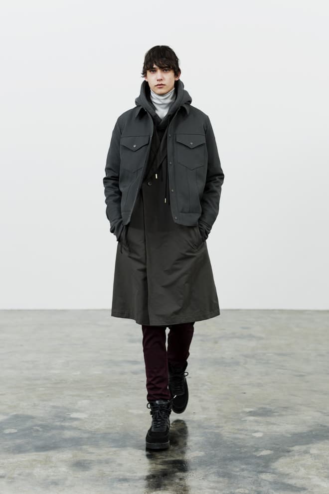 The RERACS 2017 Fall/Winter Collection Lookbooks Layered Jackets Utilitarian Pieces
