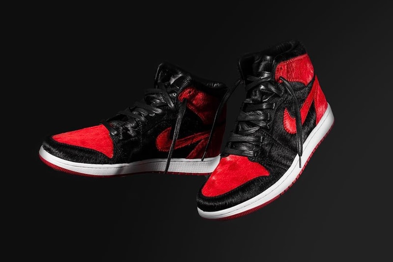 The Shoe Surgeon Air Jordan 1 “Banned” Pony Hair Footwear Sneakers Shoes Jordan Brand