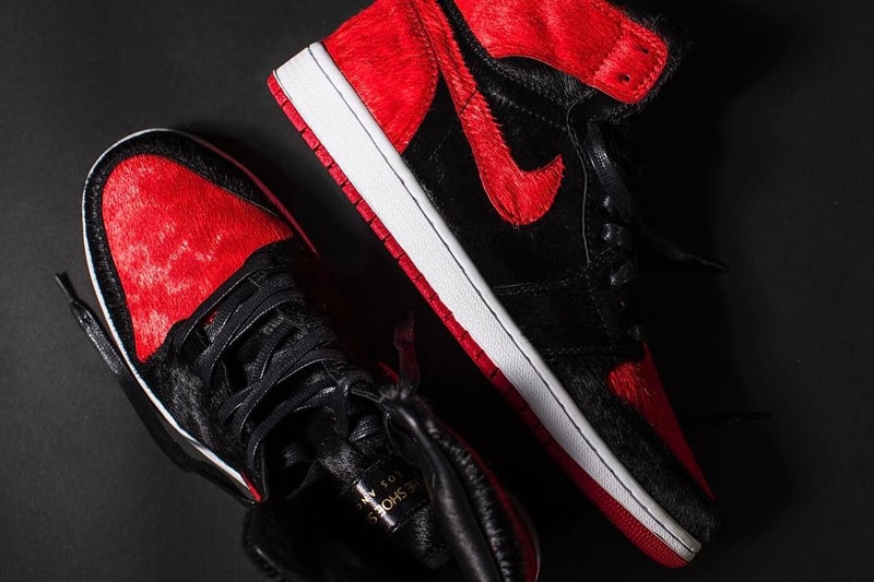 The Shoe Surgeon Air Jordan 1 “Banned” Pony Hair Footwear Sneakers Shoes Jordan Brand