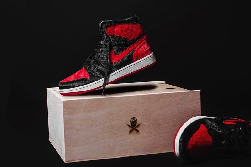 The Shoe Surgeon Air Jordan 1 “Banned” Pony Hair Footwear Sneakers Shoes Jordan Brand