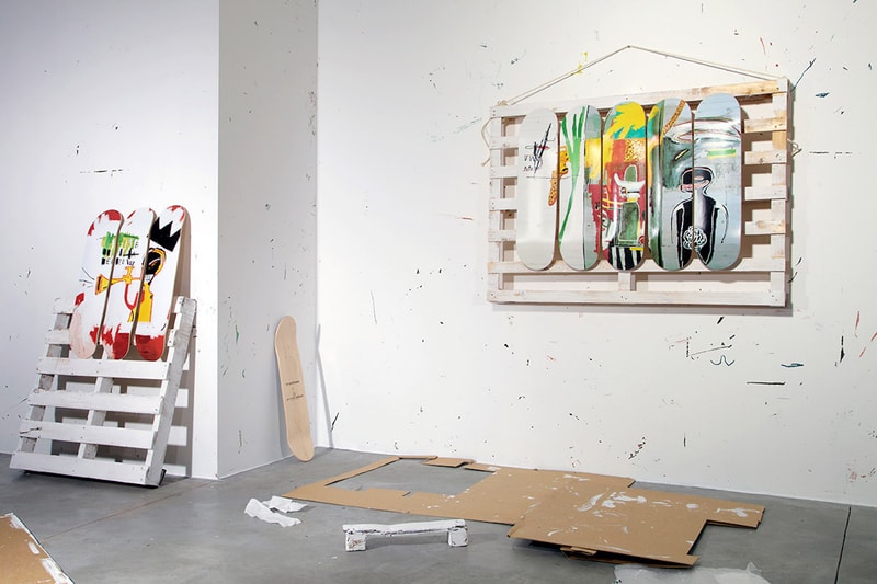 The skateroom jean michel basquiat second collection skateboards