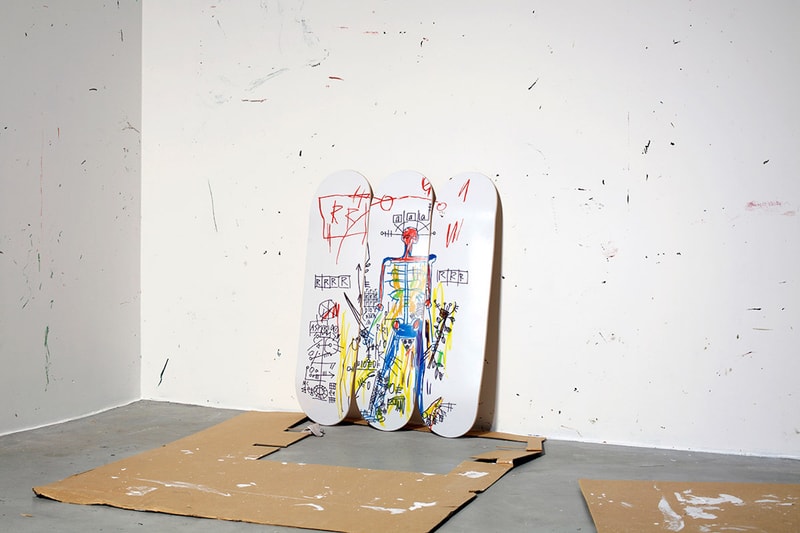 The skateroom jean michel basquiat second collection skateboards