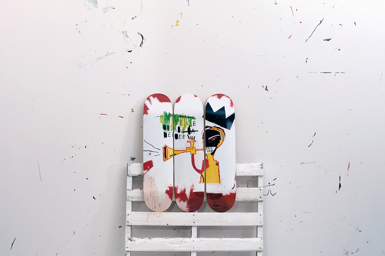 The skateroom jean michel basquiat second collection skateboards