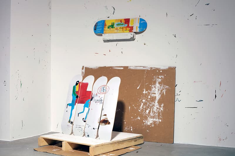 The skateroom jean michel basquiat second collection skateboards