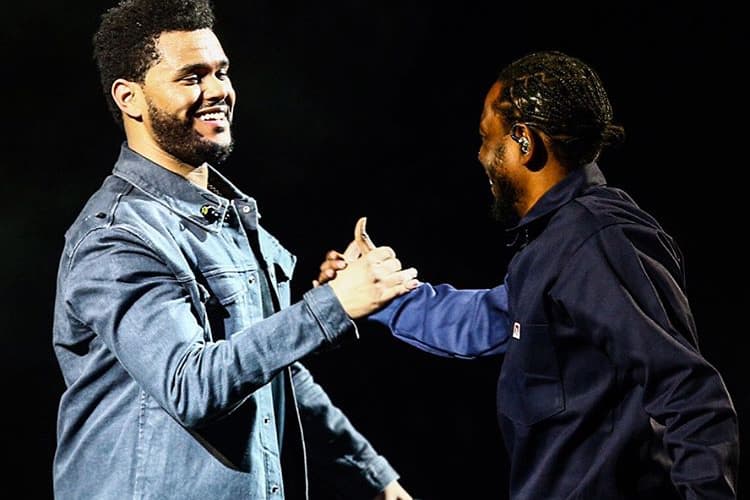 The Weeknd Kendrick Lamar L.A. Show