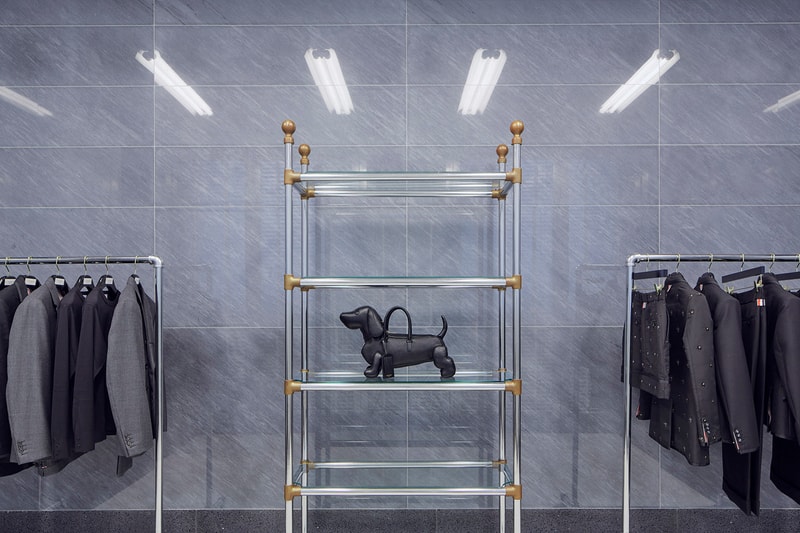Thom Browne Milan Flagship Designer Italian American Office Space Grey Colors