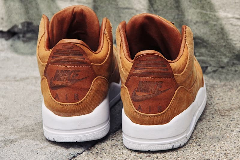 Air Jordan 3 Khaki Denim Custom Ting Meister Leather Brown