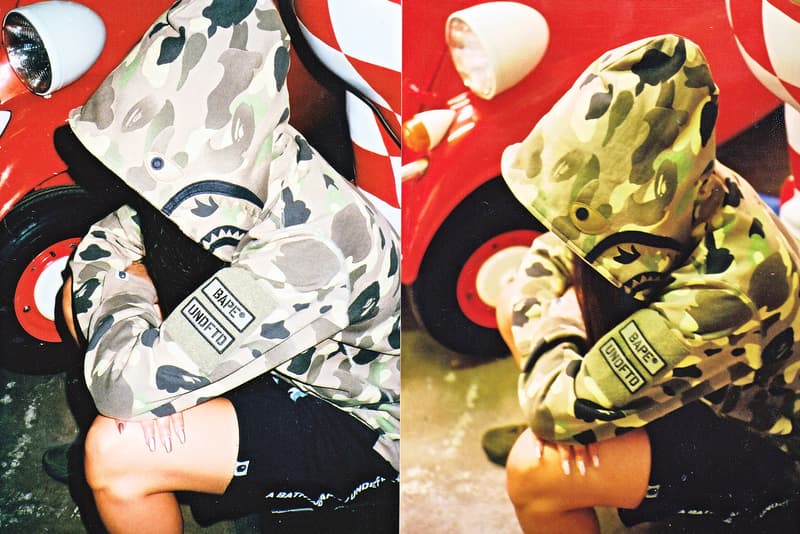 UNDEFEATED A Bathing Ape BAPE 2017 Spring/Summer Lookbook Shark Hoodie Lookbooks