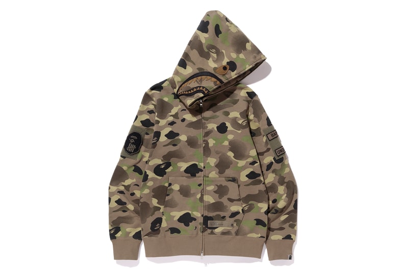 UNDEFEATED BAPE 2017 Spring/Summer Collection A Bathing Ape T-Shirt Shark Hoodies Camo Print