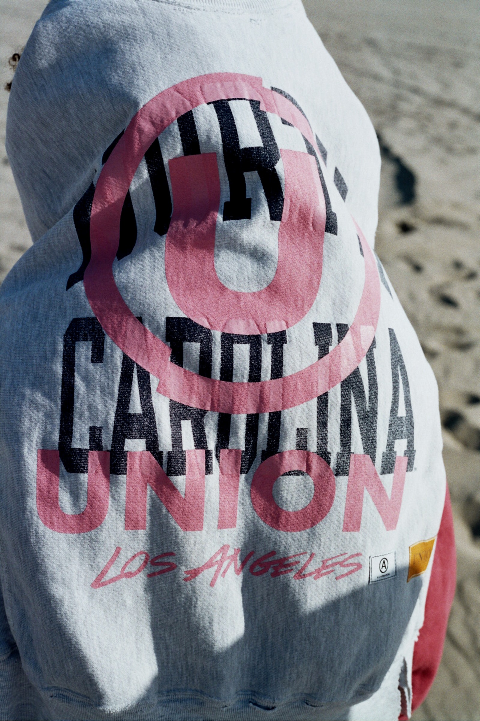 Union LA Lookbook Champion Collegiate Grey/Pink Shirt