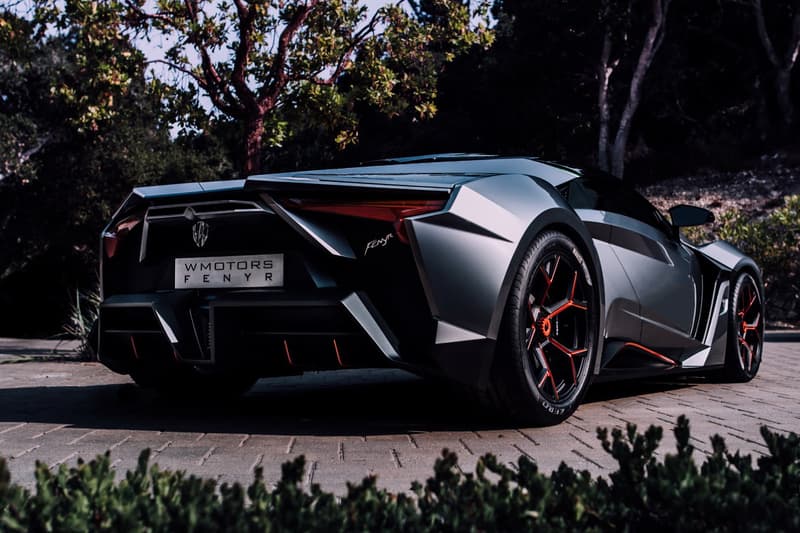 W Motors Fenyr SuperSport Concept Lykan HyperSport Red Silver