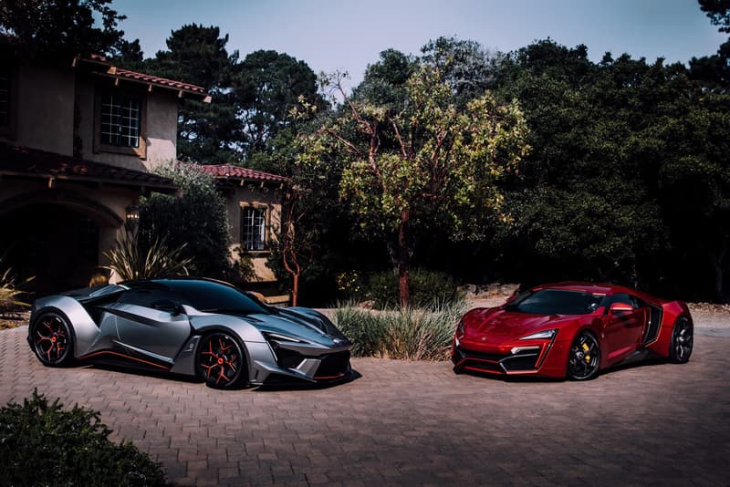 W Motors Fenyr SuperSport Concept Lykan HyperSport Red Silver