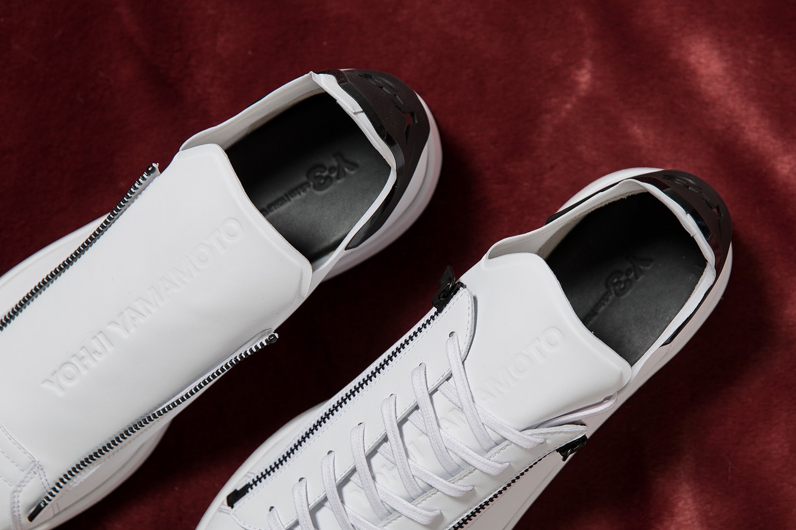 y-3 stan smith zip adidas sneaker white black streetwear