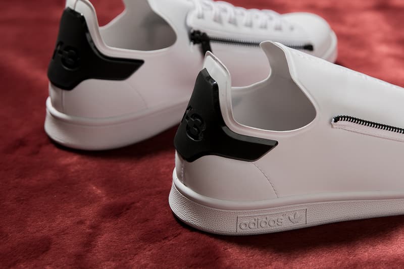 Dependencia Fabricación Eliminación adidas Y-3 Stan Smith Zip Sneaker in Black and White | Hypebeast