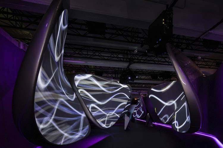 Zaha Hadid Architects and Samsung's Digital Art Installation Responds to Human Movement