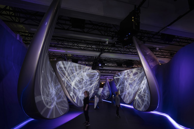 Zaha Hadid Architects Samsung Immersive Digital Art Installation Milan Design Week