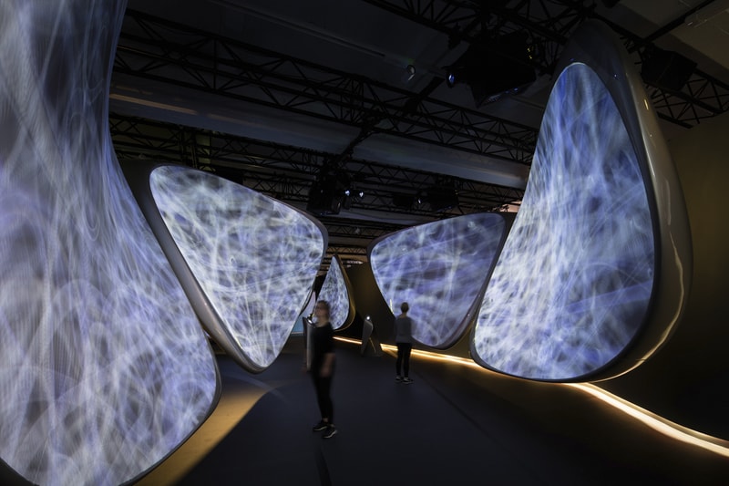 Zaha Hadid Architects Samsung Immersive Digital Art Installation Milan Design Week