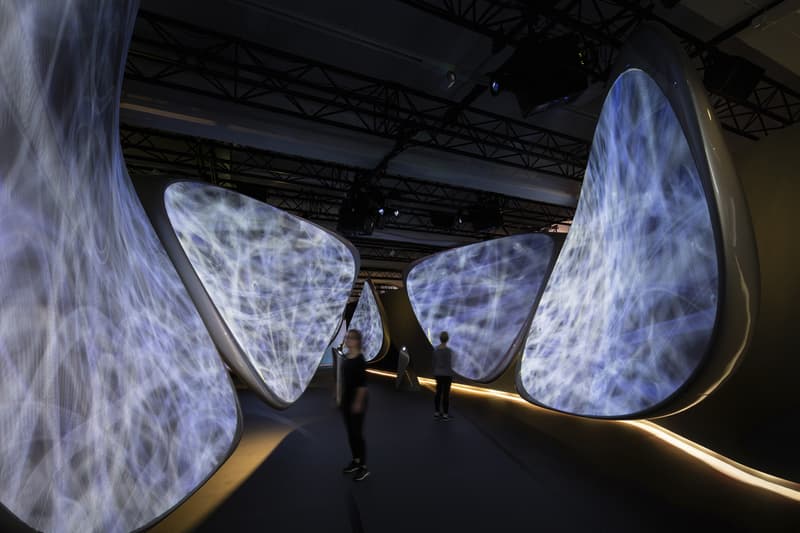 Zaha Hadid Architects Samsung Immersive Digital Art Installation Milan Design Week
