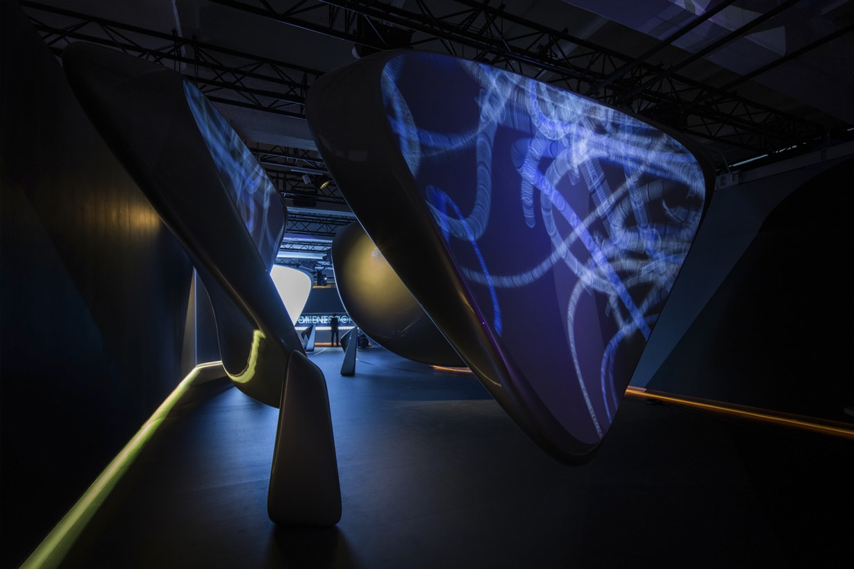 Zaha Hadid Architects Samsung Immersive Digital Art Installation Milan Design Week