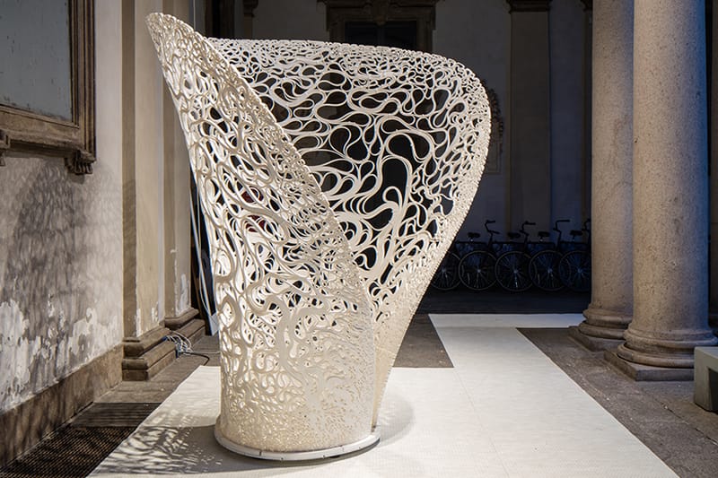 Zaha Hadid Architects Unveils a Striking 3D Printed Sculpture for Milan Design Week 2017